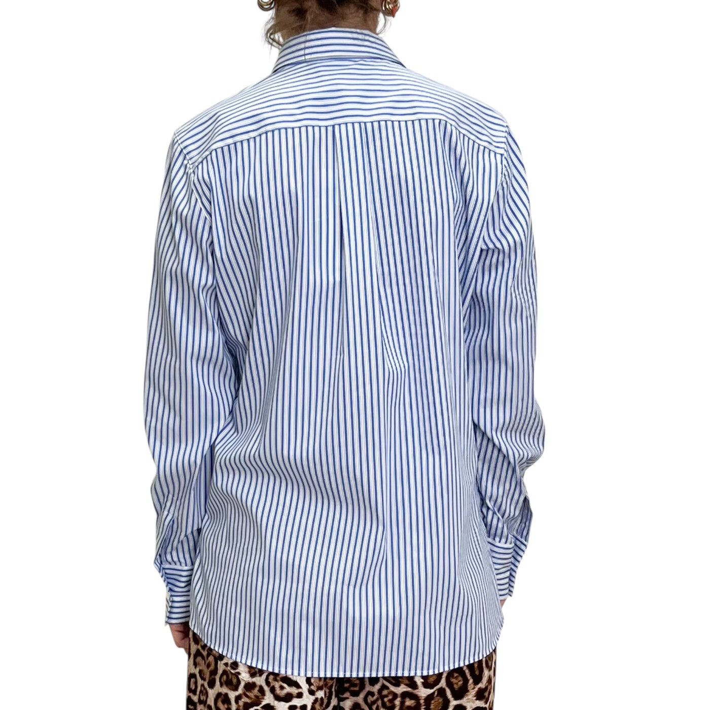 Robert Friedman - Camicia Andrea Righe Azzurra e Bianca