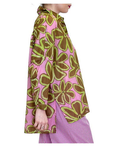 Niu - Camicia Rettangolo Guava