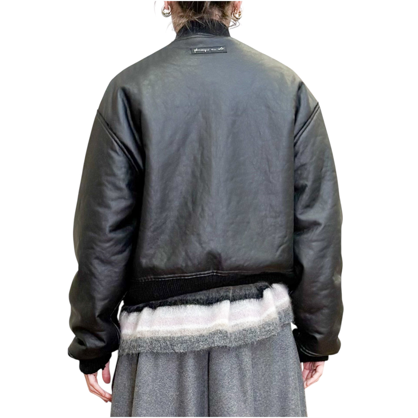 Phisique du Role - Bomber Ecopelliccia Reversibile Black