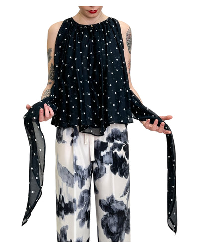 Jucca - Top con Fuscia Pois