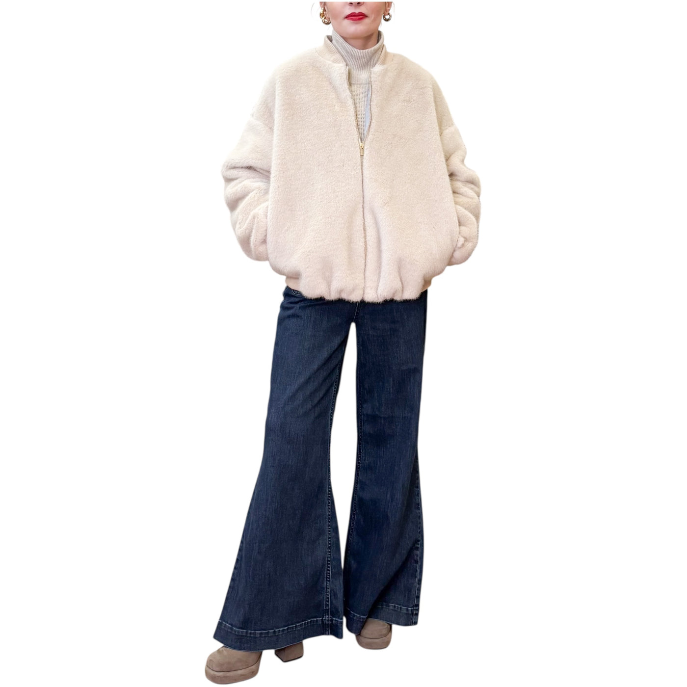 SVBoutique - Bomber Ecopelliccia