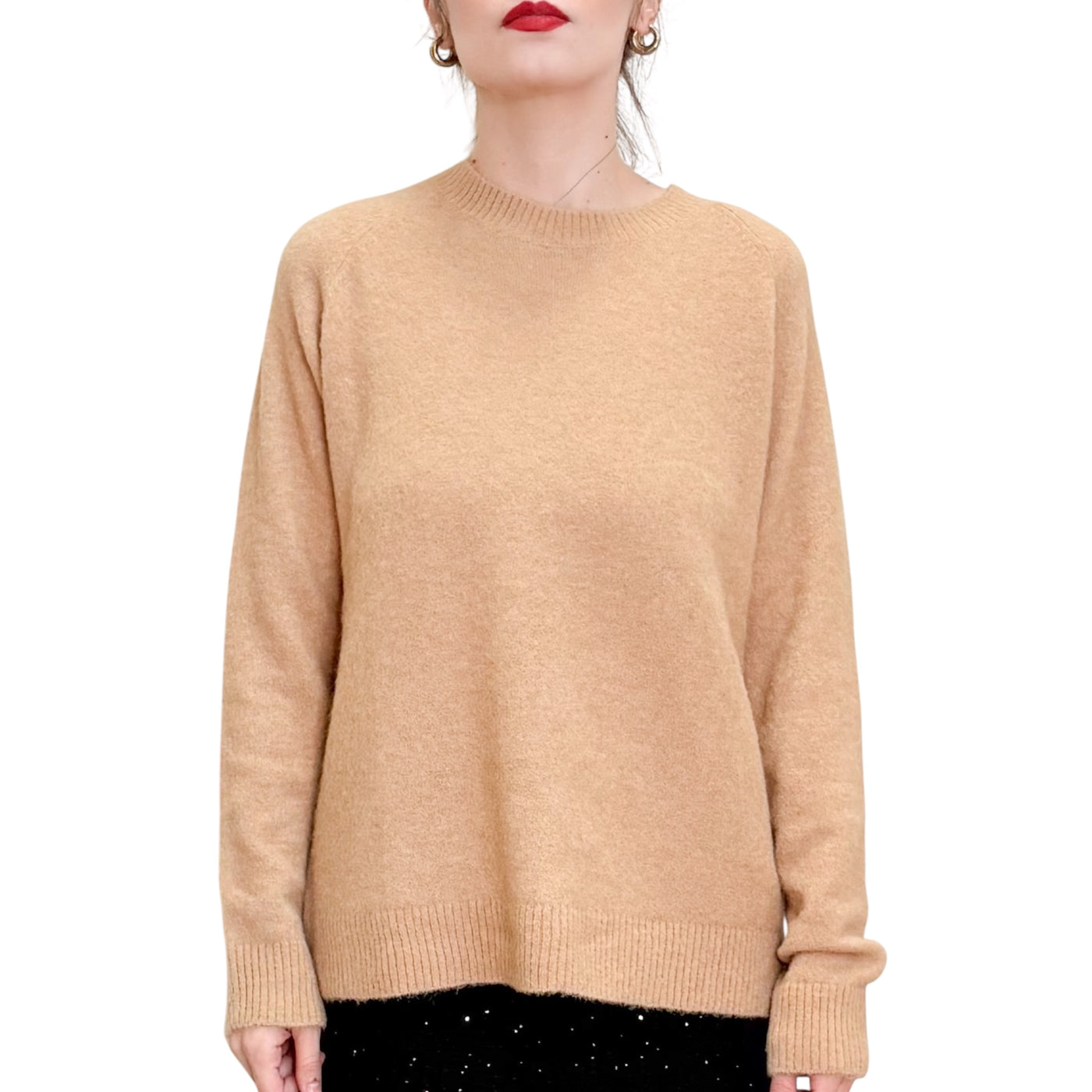 Quilisia - Maglia Girocollo Caramel