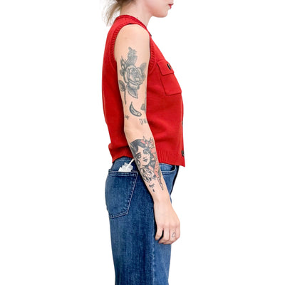 Quilisia - Gilet con Taschine Geranio
