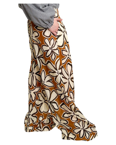 Pantaloni Larghi con Maxistampa