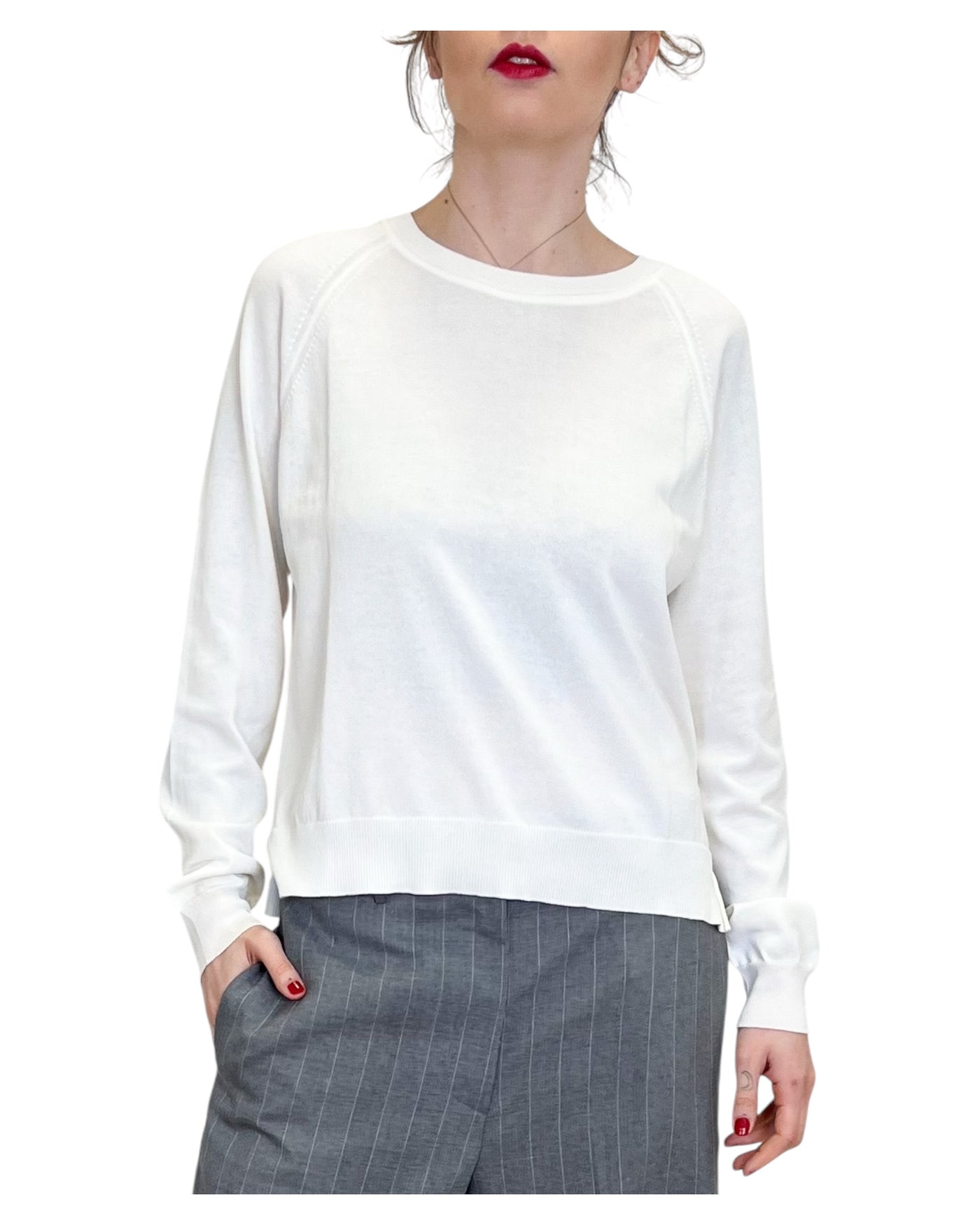 Jucca - Maglia Girocollo Bianca