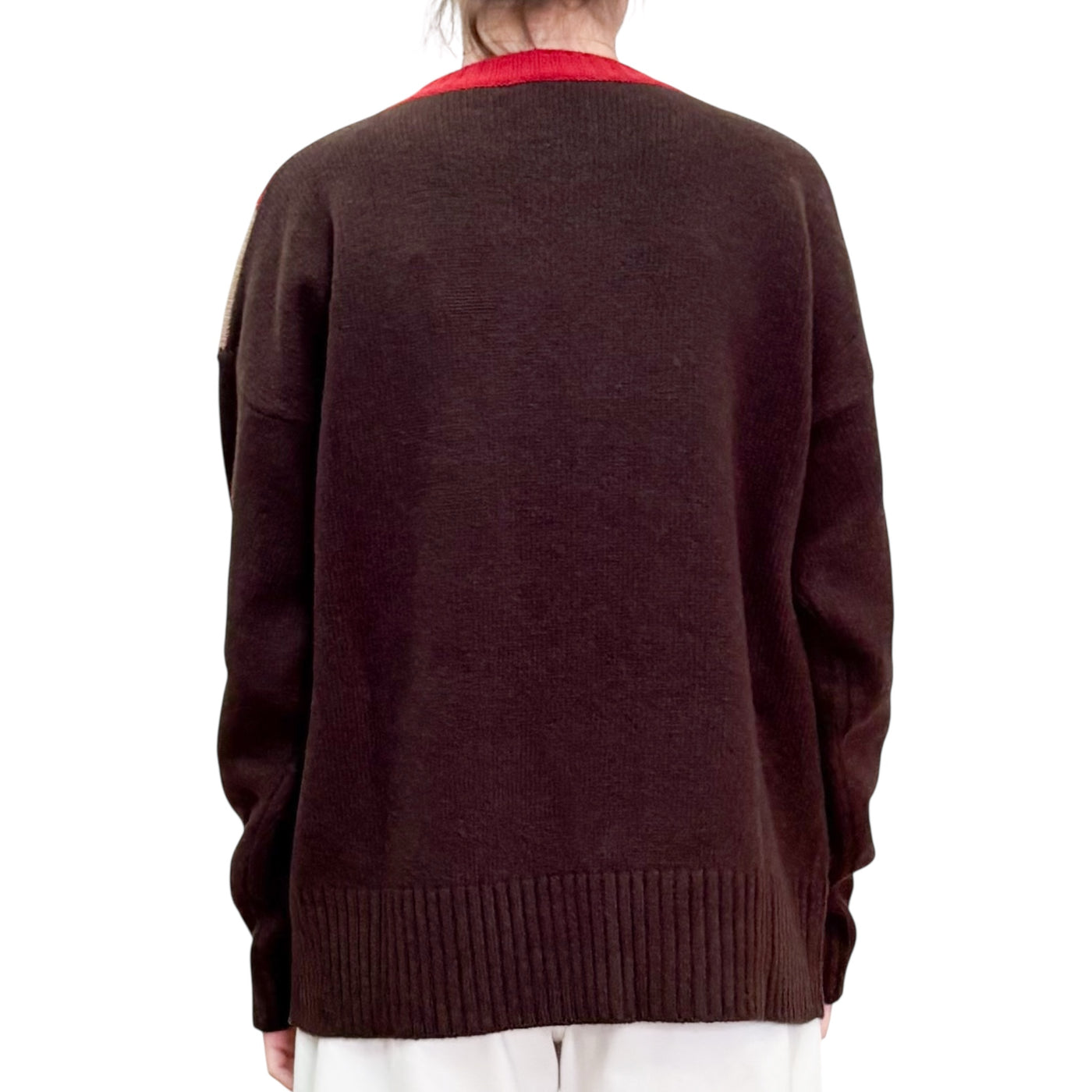 Jucca - Maglia Girocollo con Inserti Cocoa