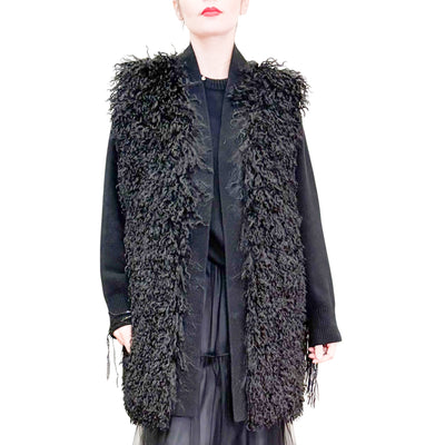 Jucca - Gilet Lungo con Ecopelliccia