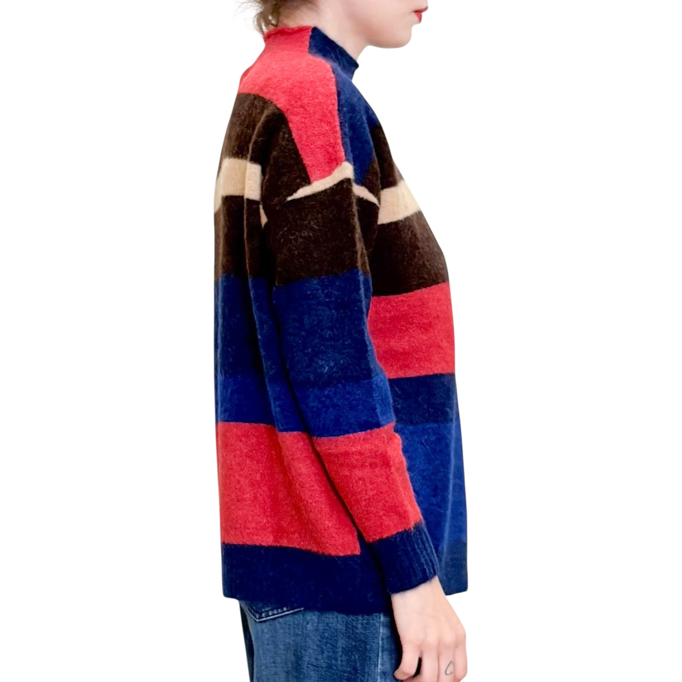 Quilisia - Maglia Lupetto Righe Multicolor