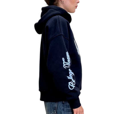 SV Boutique - Felpa Blue con Cappuccio