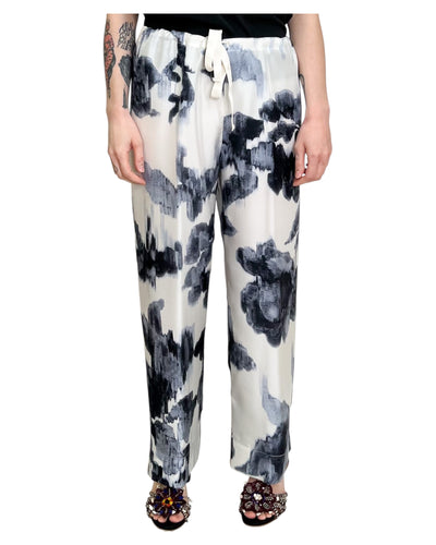 Jucca - Pantaloni Fluidi Fantasia Sand
