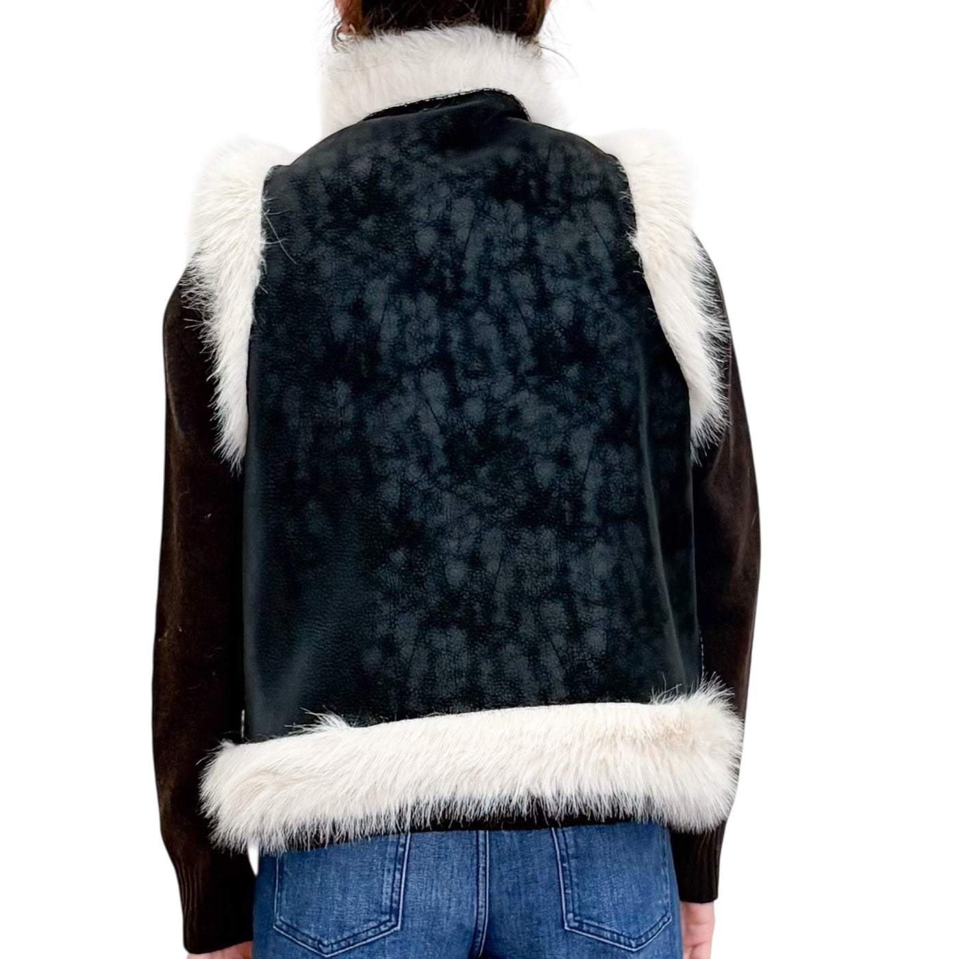 SVBoutique -Gilet Corto Reversibile