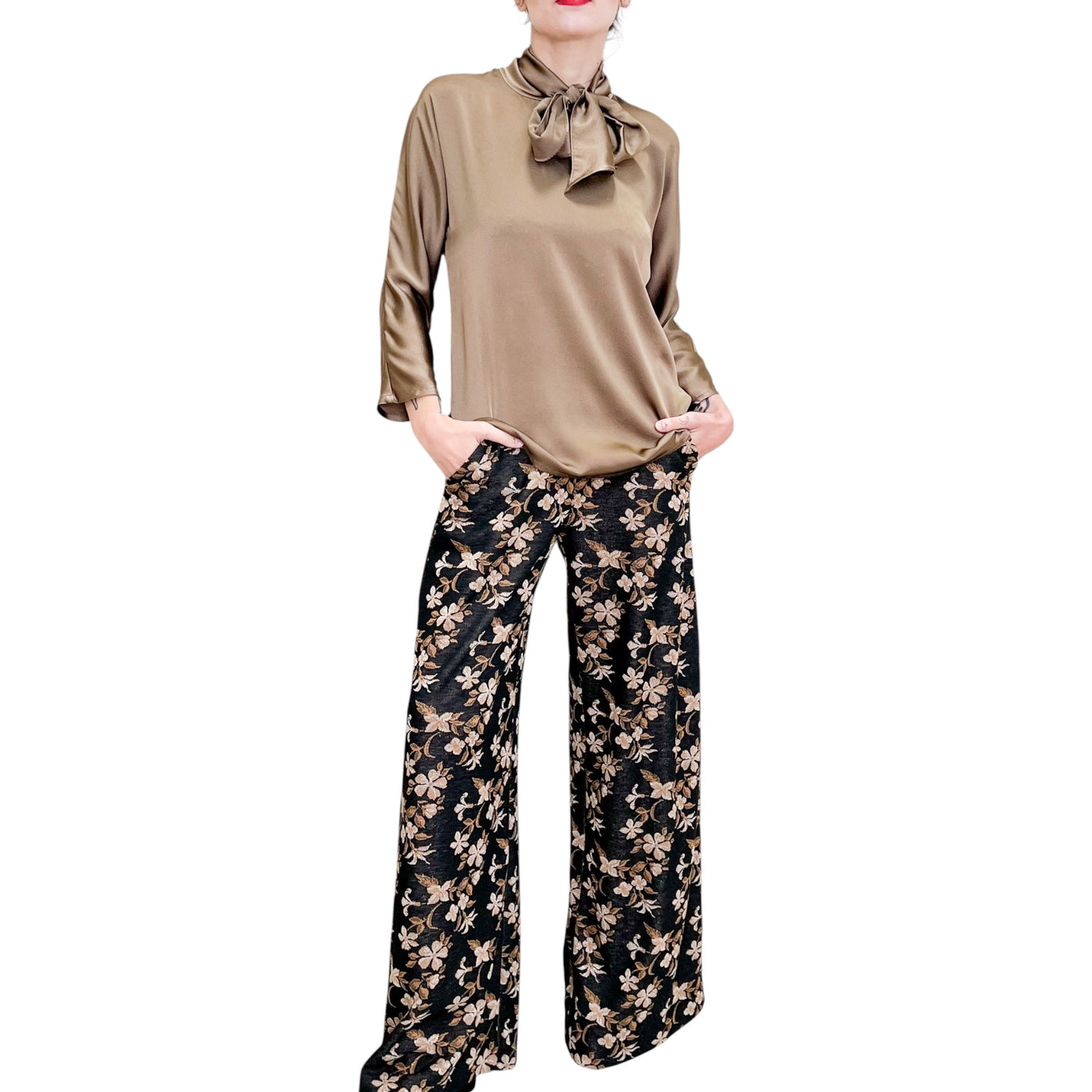 Niu - Pantaloni Larghi Ebano