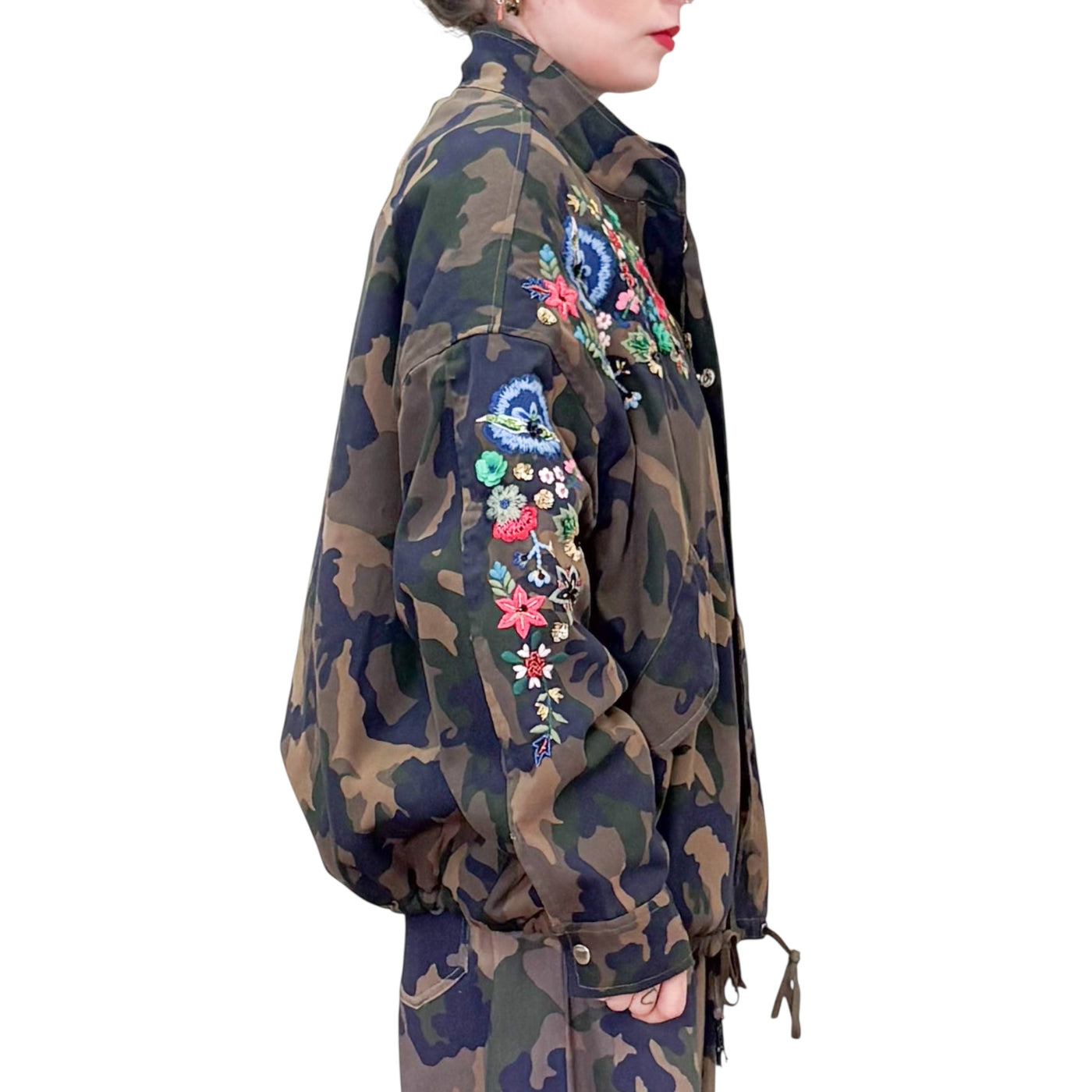 Front Street - Bomber Camu con Ricami