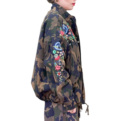 Front Street - Bomber Camu con Ricami