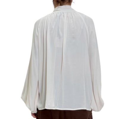 SVBoutique - Camicia con Fiocco Latte