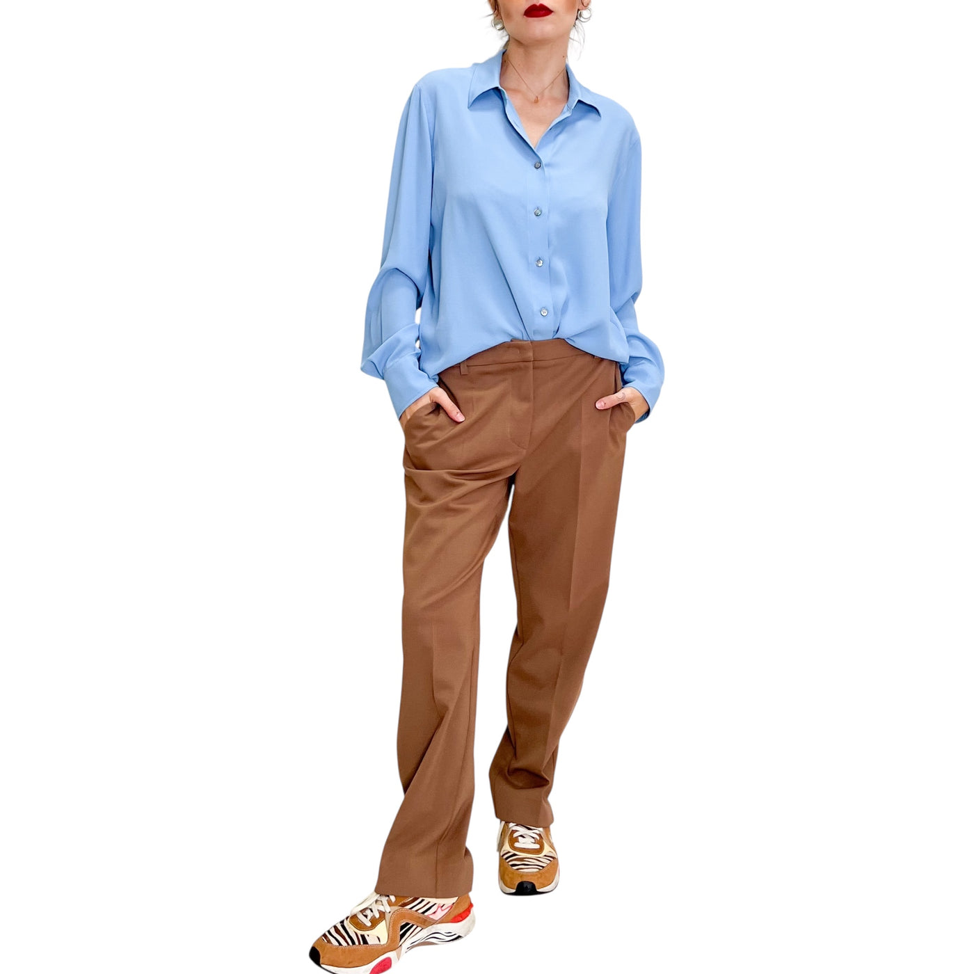 Jucca - Pantaloni Diritti Noisette