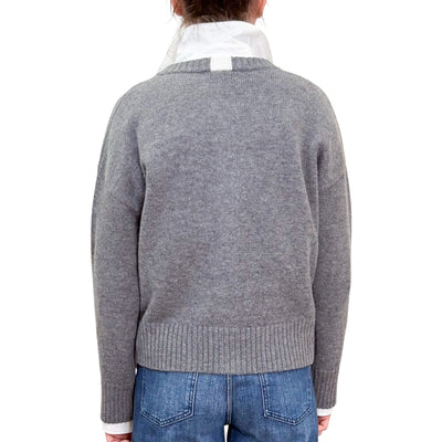 Alpha Studio - Cardigan Corto Antracite