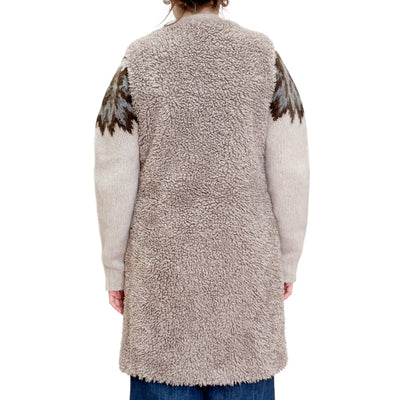 SVBoutique - Gilet Lungo Reversibile Light Grey