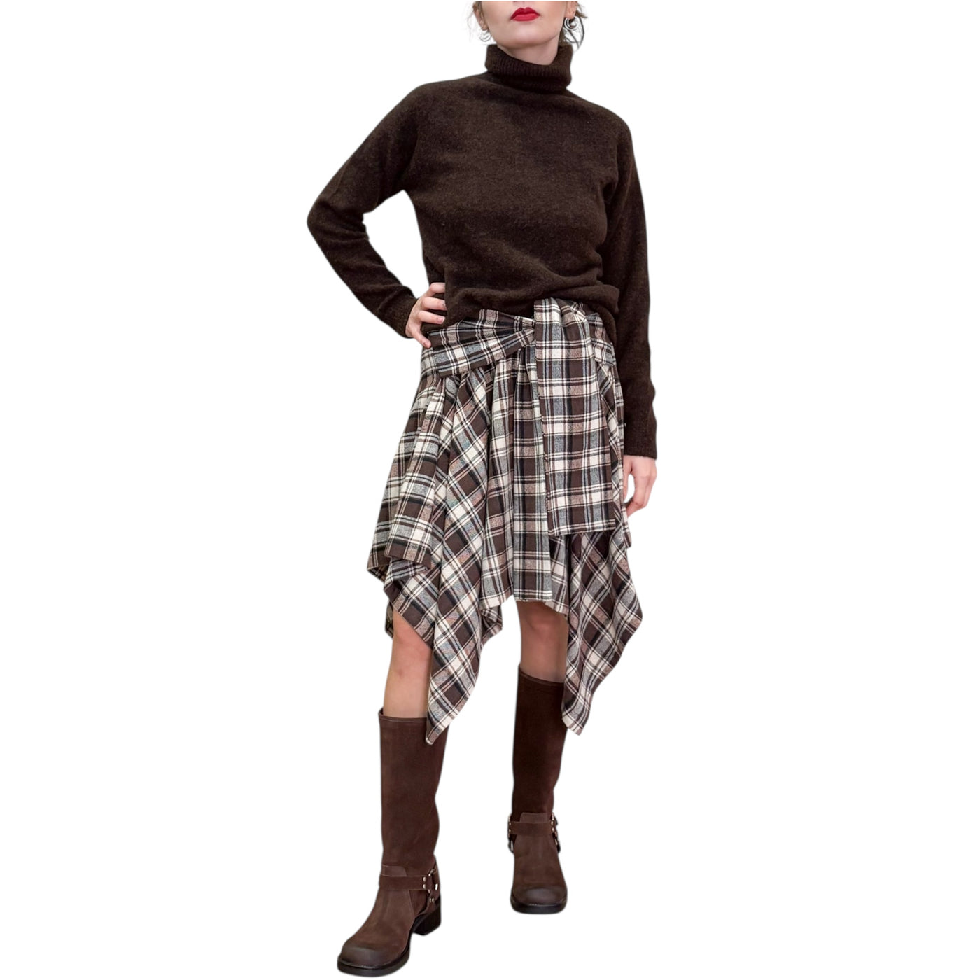 Souvenir - Gonna con Fusciacca e Punte Check