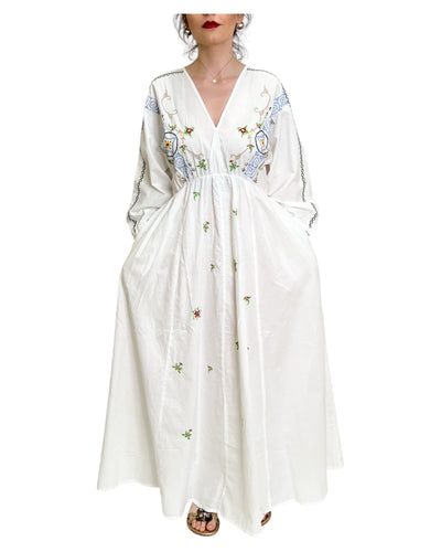Hod Paris - Abito Lungo con Ricami Crochet