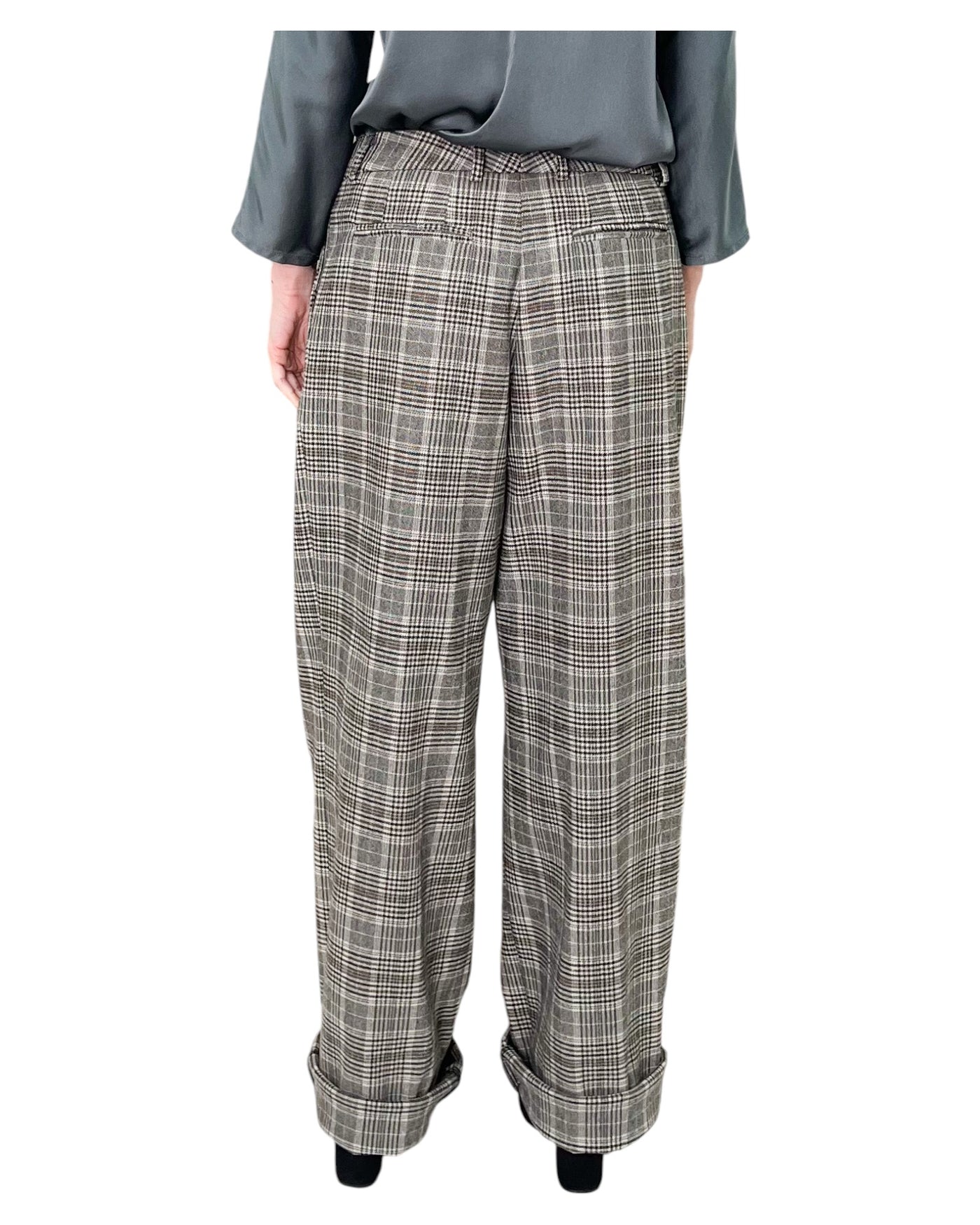 Jucca - Pantaloni con Pinces Check