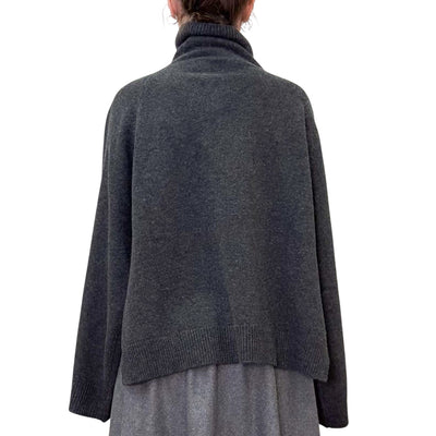 Phisique Du Role - Maglia con Collo Alto con Zip Antracite