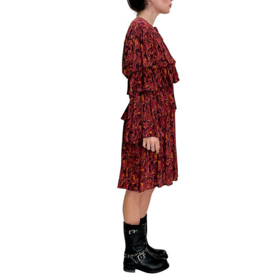 Maliparmi - Abito Balze Lily’s Fantasia Bordeaux