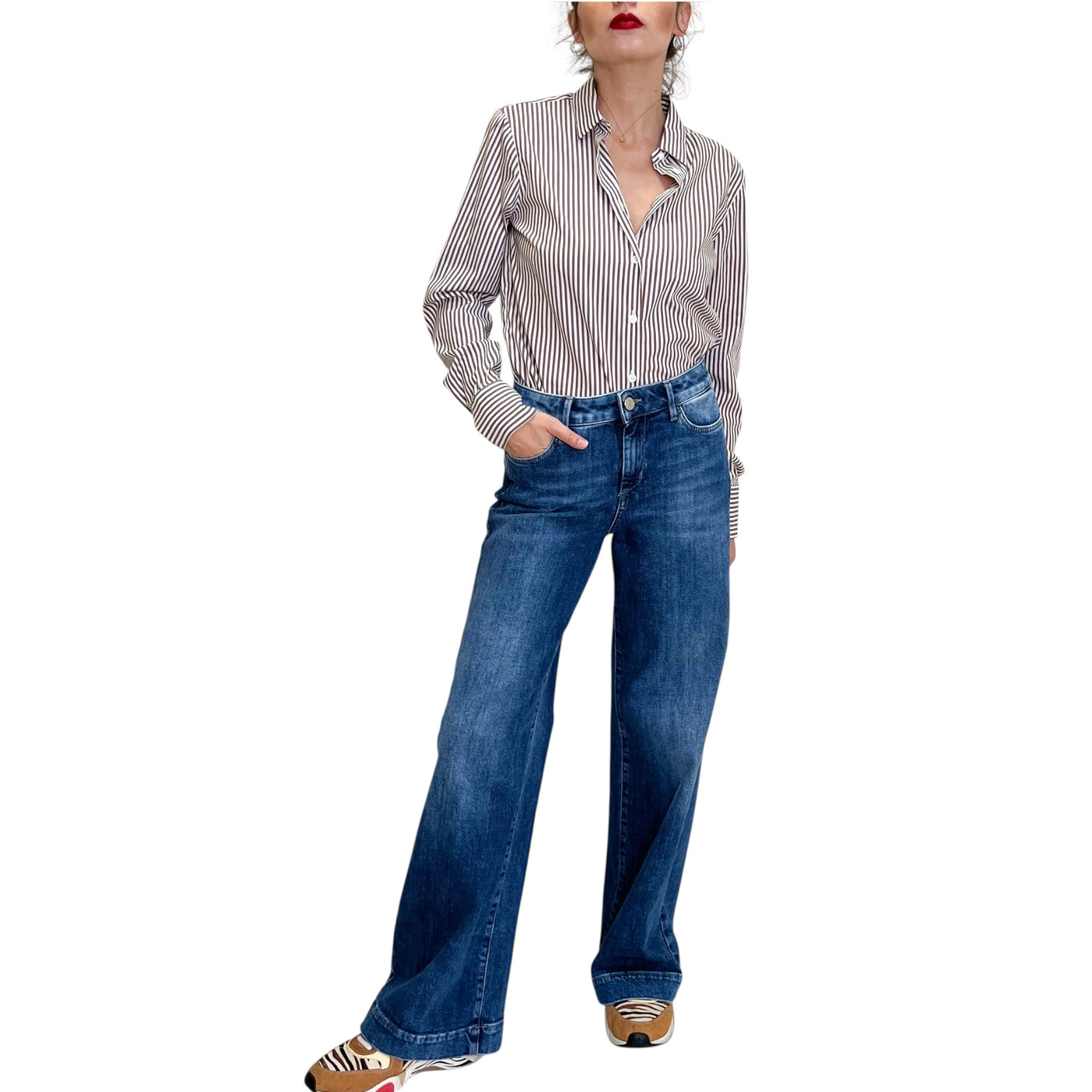 Cigala’s - Jeans Wide Leg Denim Medio