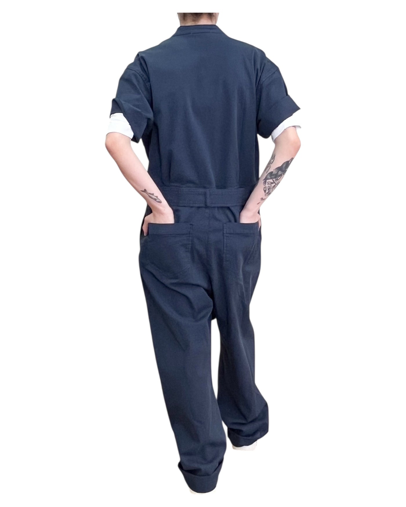 Hod Paris - Tuta con Maniche corte Blue Navy