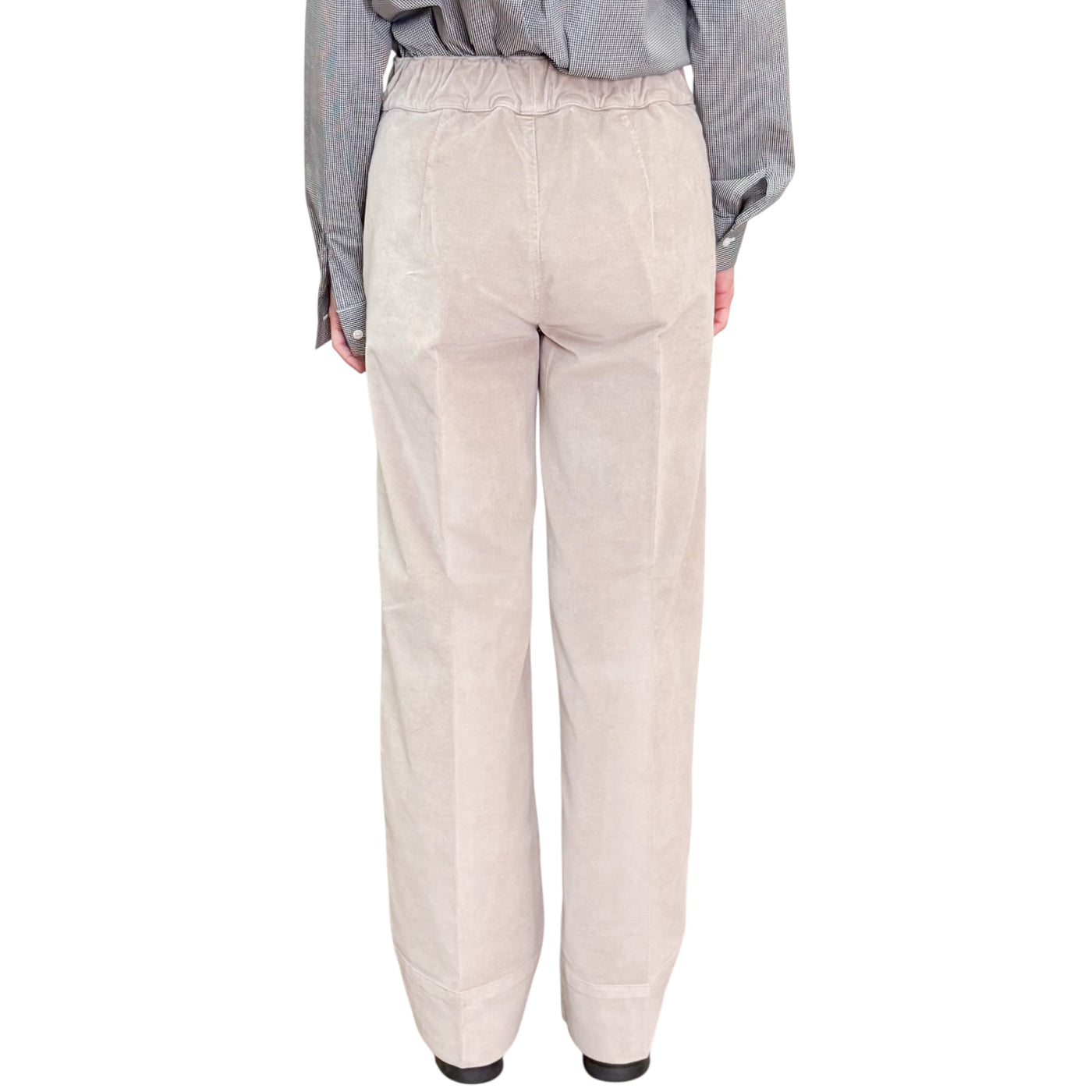 Cigala’s - Pantaloni Velluto Relaxed Wide Leg Avana