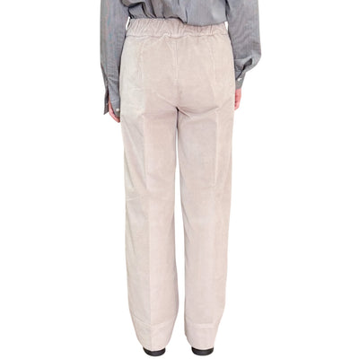 Cigala’s - Pantaloni Velluto Relaxed Wide Leg Avana