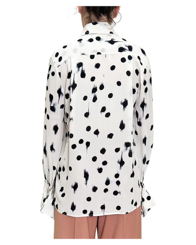 Phisique du Role - Camicia Con Fiocco Pois