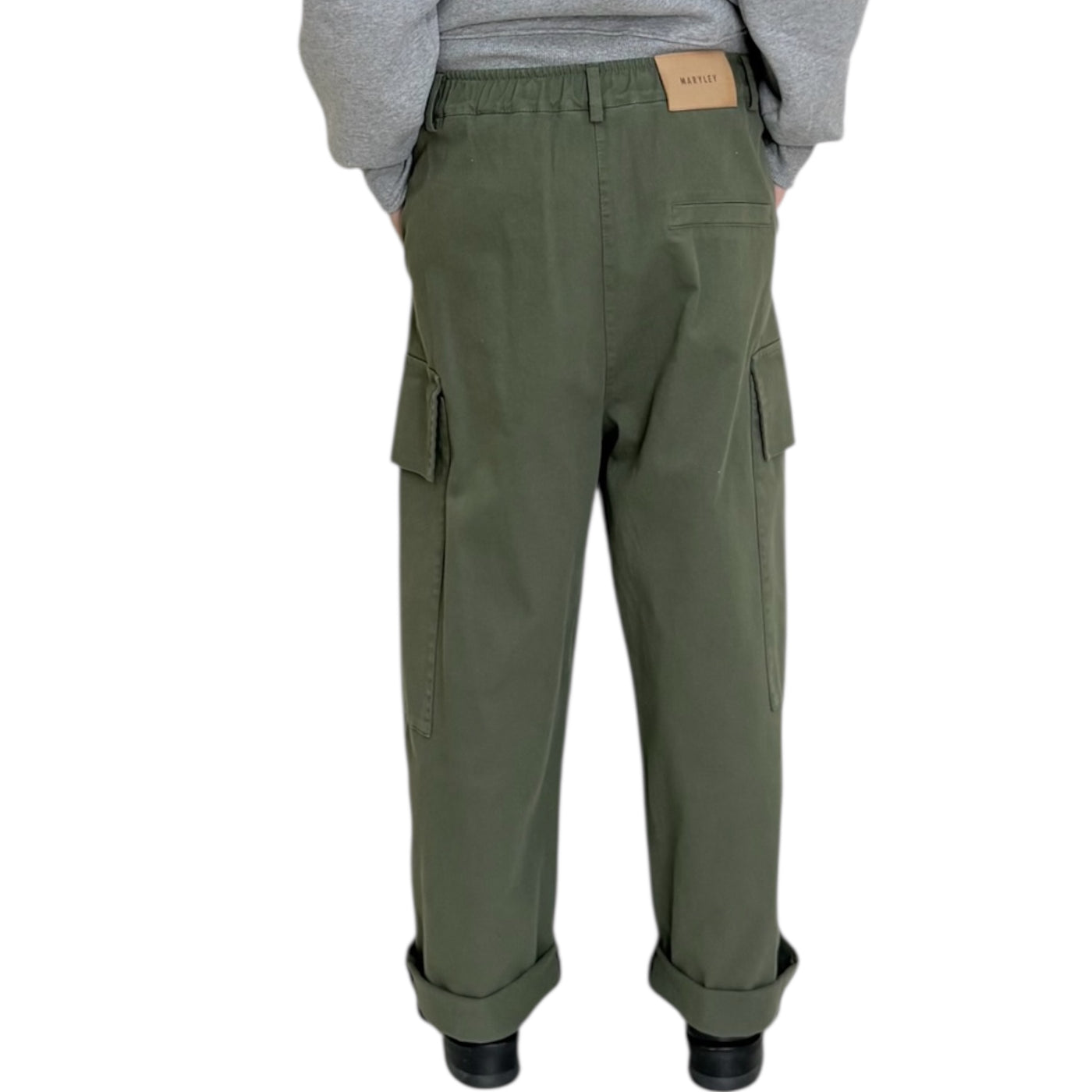 SVBoutique - Pantaloni Cargo Verde Militare