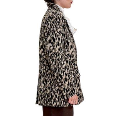 SVBoutique - Giacca Doppiopetto Jacquard Leo
