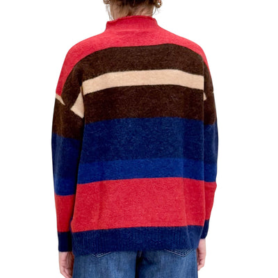 Quilisia - Maglia Lupetto Righe Multicolor
