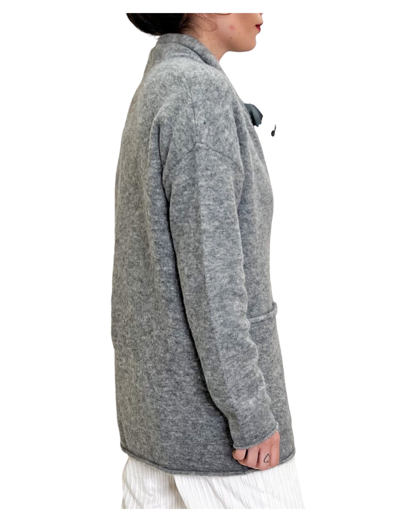 ALPHA STUDIO - Giacca Cardigan Flanella