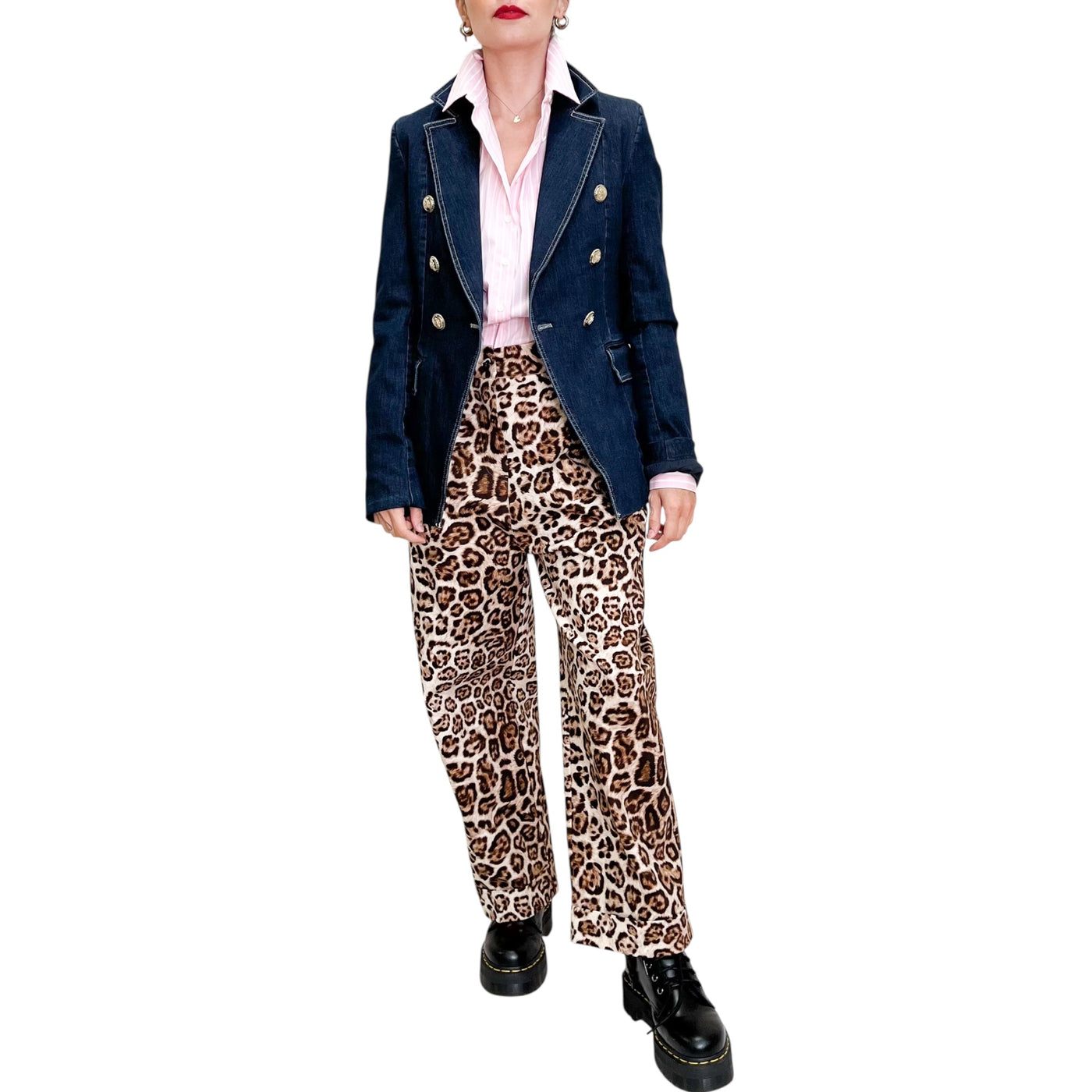 SVBoutique - Giacca Sciancrata in Denim