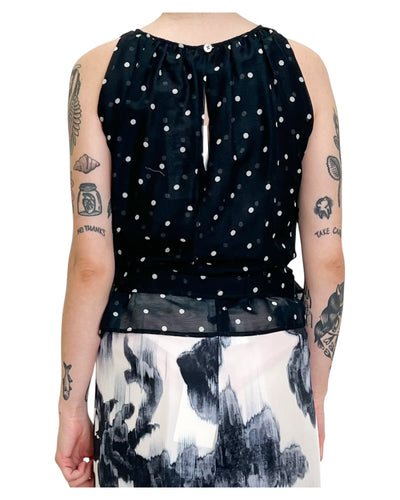 Jucca - Top con Fuscia Pois