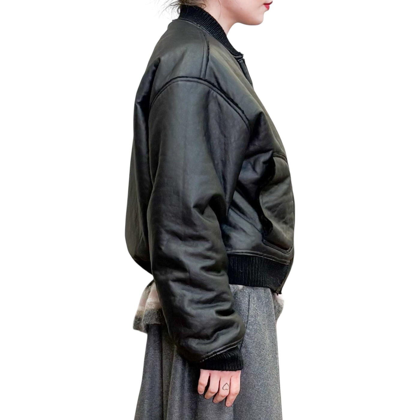 Phisique du Role - Bomber Ecopelliccia Reversibile Black