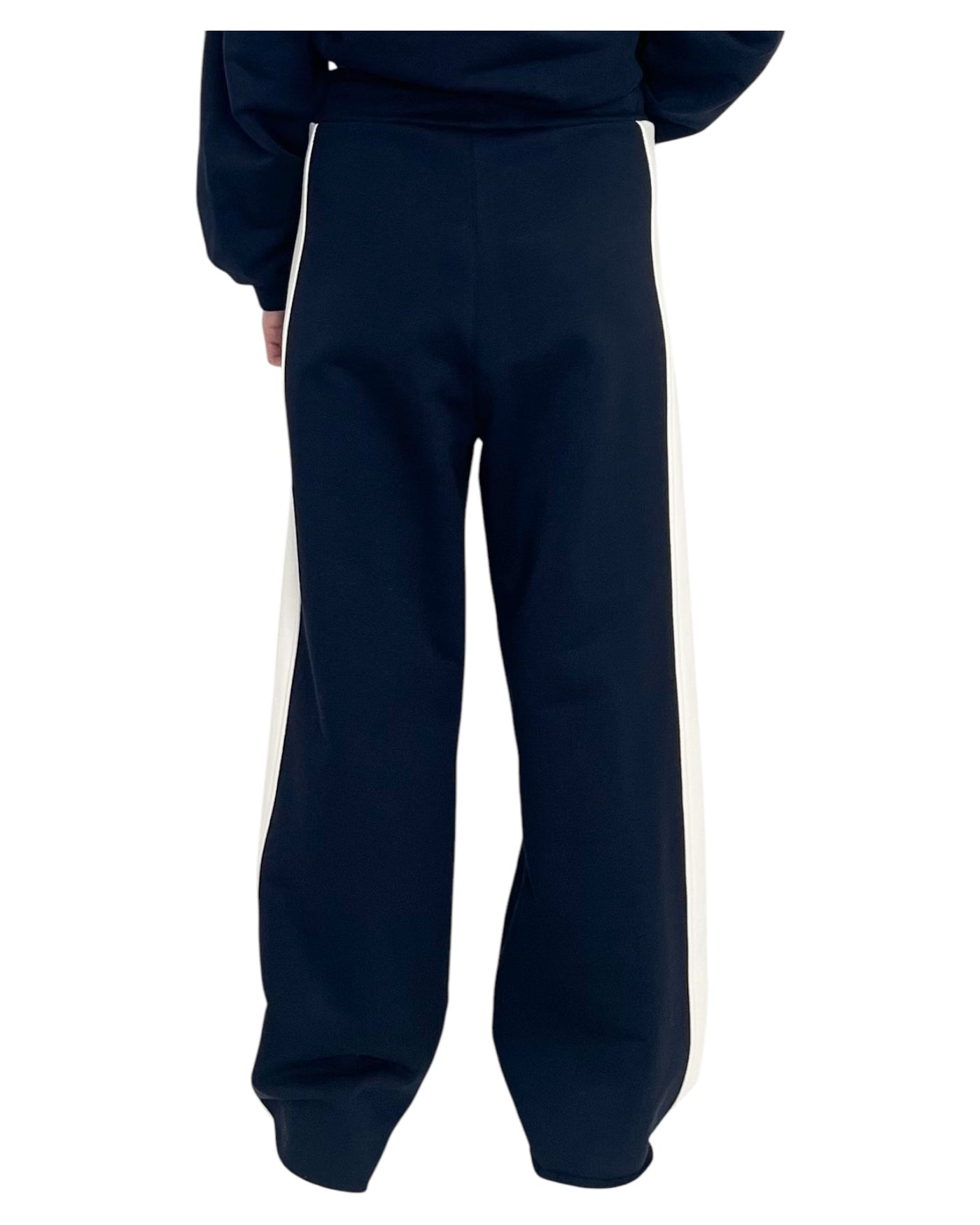 SV Boutique - Pantaloni Felpa Bicolor Blue e Latte