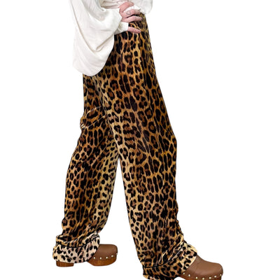 Maliparmi - Pantaloni Velvet Leopard