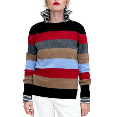 Jucca - Maglia Girocollo Righe Multicolor