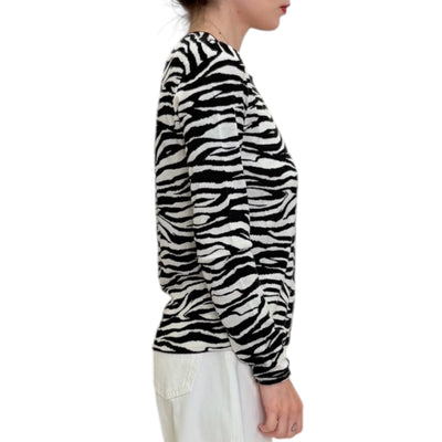 Maliparmi- Cardigan Printed Lily Ballet Black