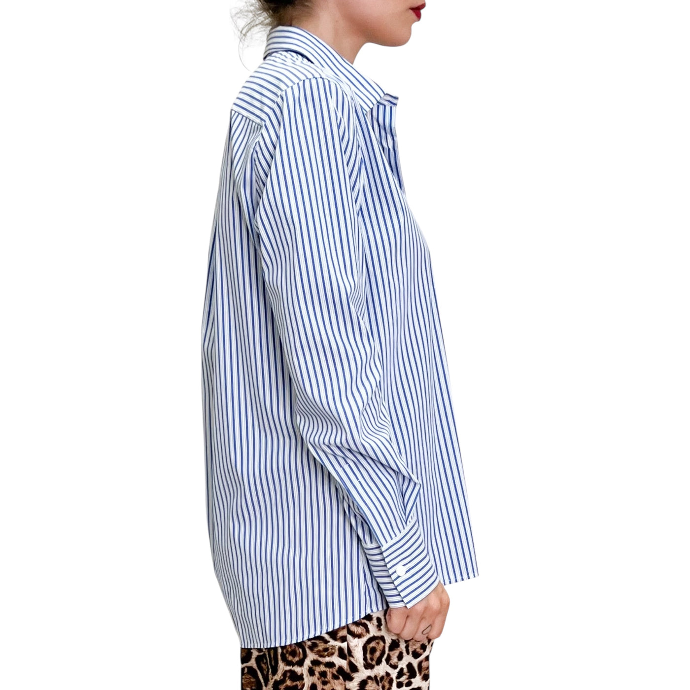 Robert Friedman - Camicia Andrea Righe Azzurra e Bianca
