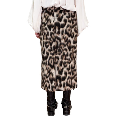 Jucca - Gonna Midi Leopard