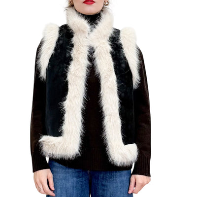 SVBoutique -Gilet Corto Reversibile