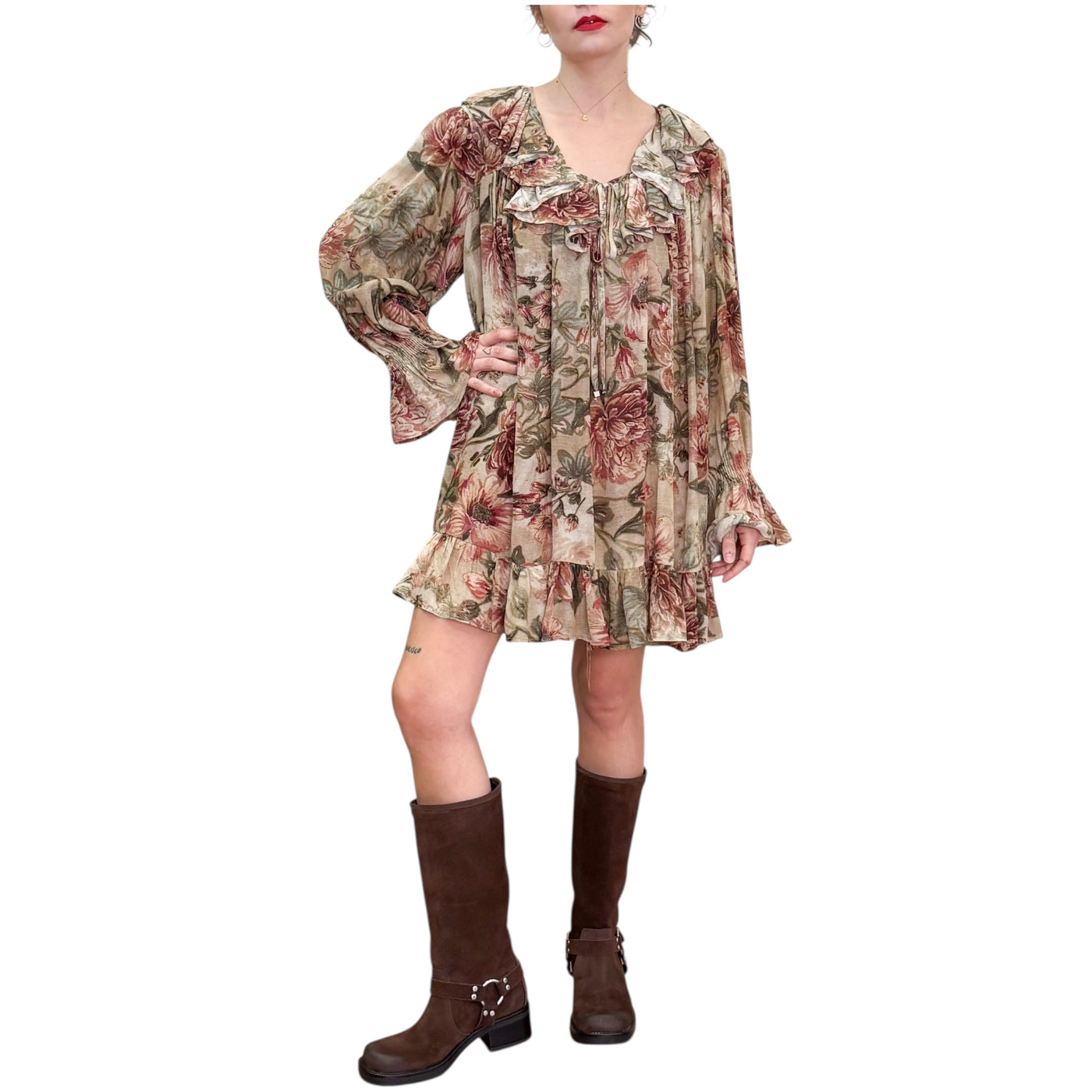 Souvenir - Abito Dolli Stampa Floreale