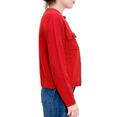 Quilisia - Cardigan con Taschine Geranio