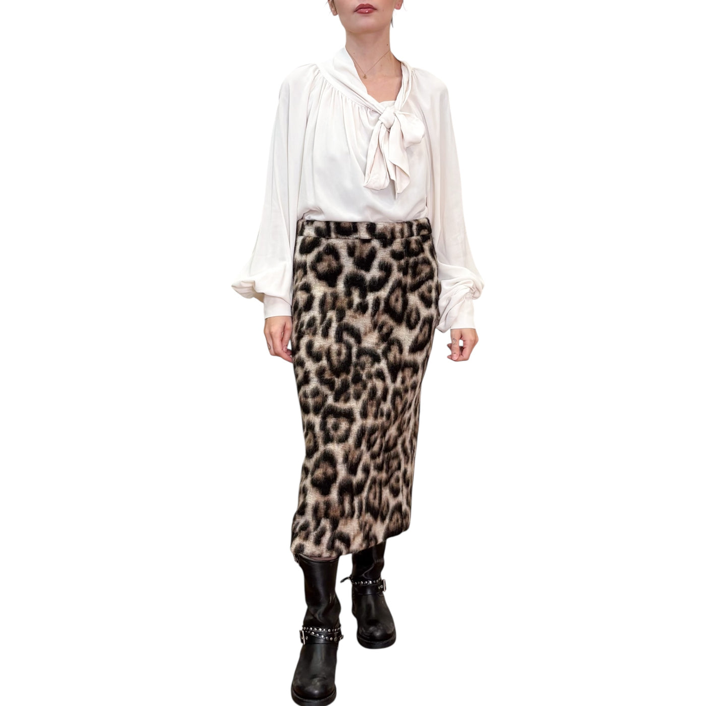 Jucca - Gonna Midi Leopard