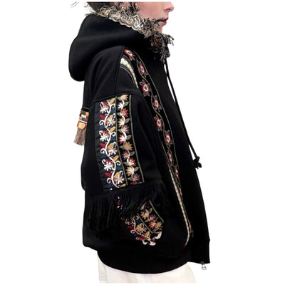 Front Street - Bomber in Felpa con Ricami